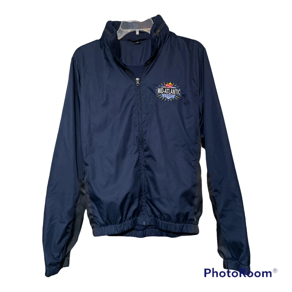 Frito Lay Mid-Atlantic Region Mens Blue Lightweight Employee Work Jacket Size XS - Image 2 of 4