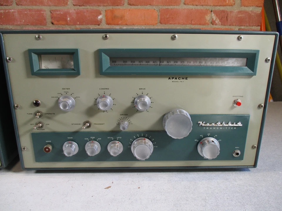 Rádio amador transmissor Heathkit TX-1 Apache muito bom estado - Imagem 2 de 4