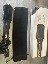 Lange Hair Straightener HT018Y Adjustable Temp Black