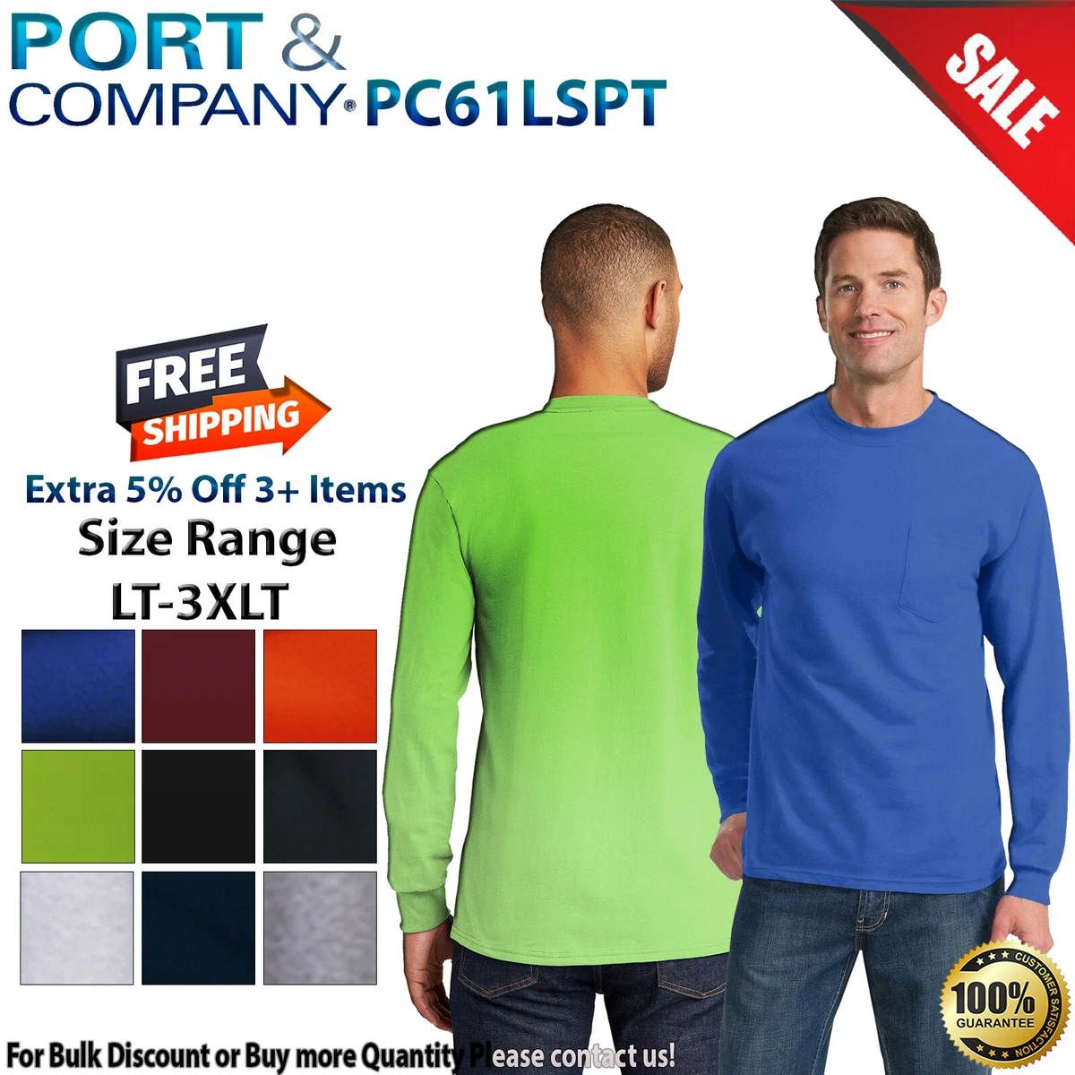 mens tall long sleeve tshirts