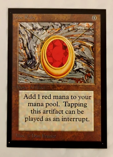 Mox Ruby Collector's Edition 1993 MTG Magic The Gathering Near Mint NM