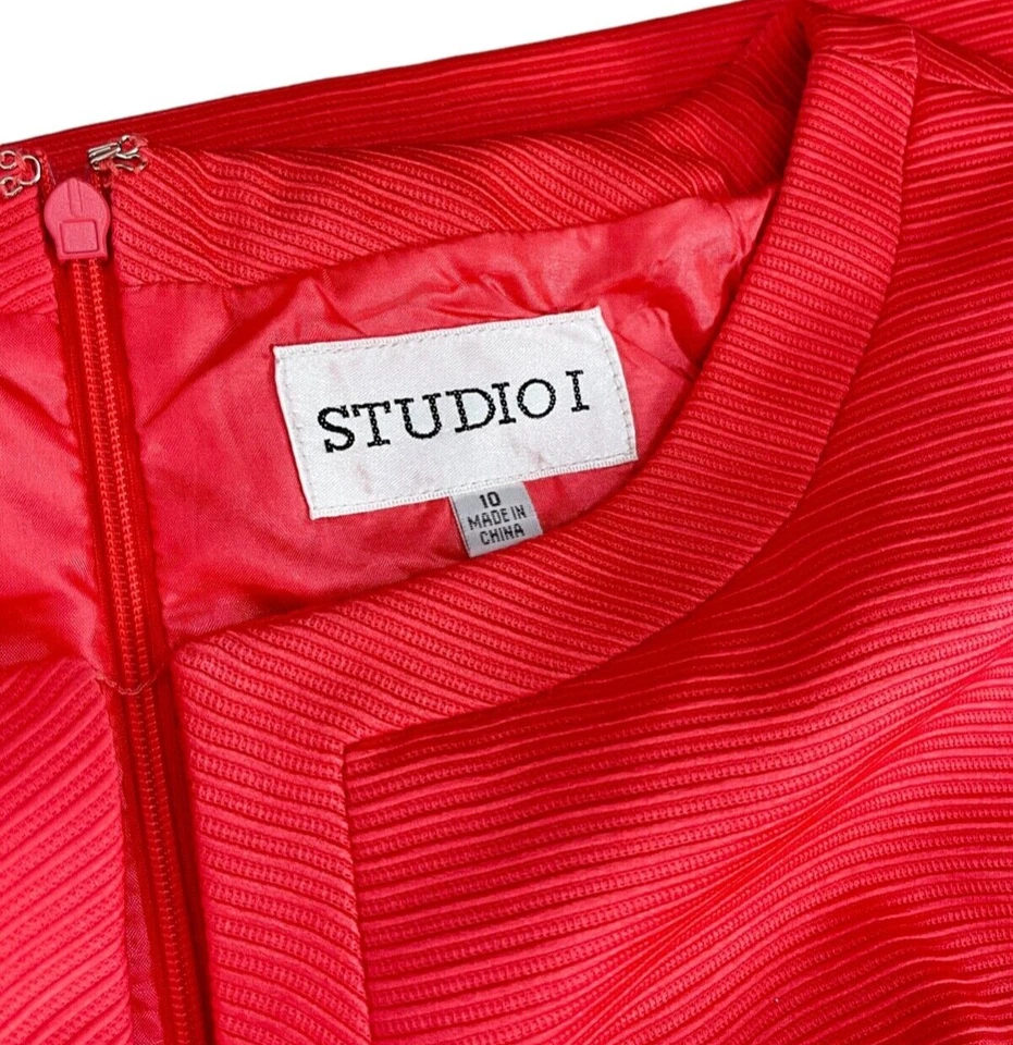 Vestido justo feminino Studio I forrado de coral 10 - Imagem 4 de 4