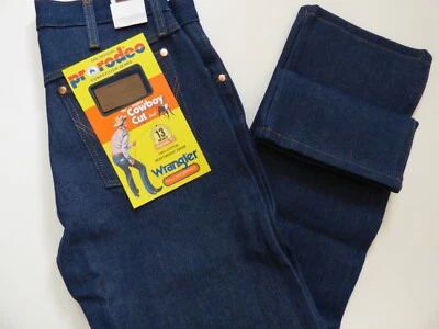Men's Rigid Wrangler Cowboy Cut 13MWZ Original Fit Jeans - Rigid Indigo - Image 1 of 4