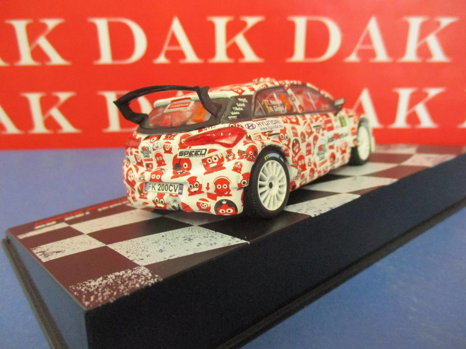 Die cast 1/43 Modellino Auto Hyundai i20 R5 Rally Ypres 2018 T. Neuville - Immagine 3 di 4