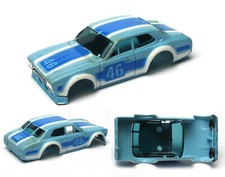 1976 Aurora AFX MagnaSonic Rally Ford ESCORT Slot Car BODY ONLY Baby Blues 1072