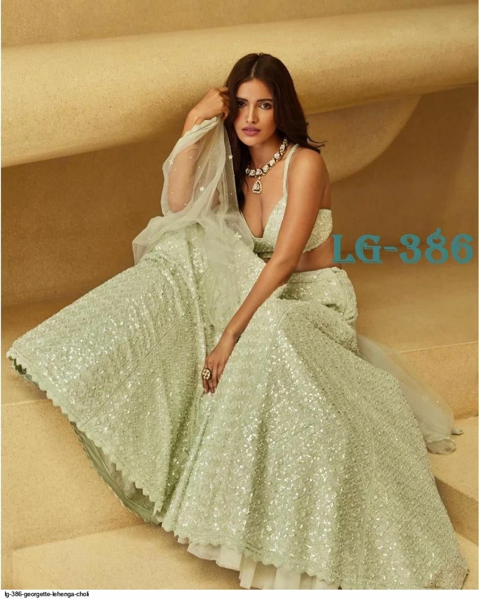 Mint green hotsell lehenga choli