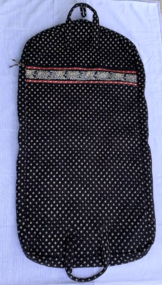 Vera Bradley Quilted Classic Garment Hanging Clothes Bag Vintage 47x24