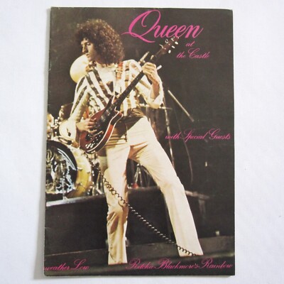 Queen At The Castle 1976 Cardiff UK Official Concert Tour Programme Book - EX