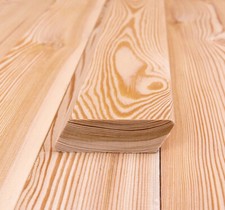 Muster! Rhombusleisten 30°, 21 x 69 mm, Sibirische Lärche, Sichtschutz, Fassade