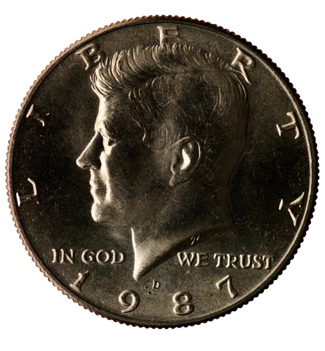 1987-D Kennedy Half Dollar BU - Brilliant Uncirculated - Denver Mint A080