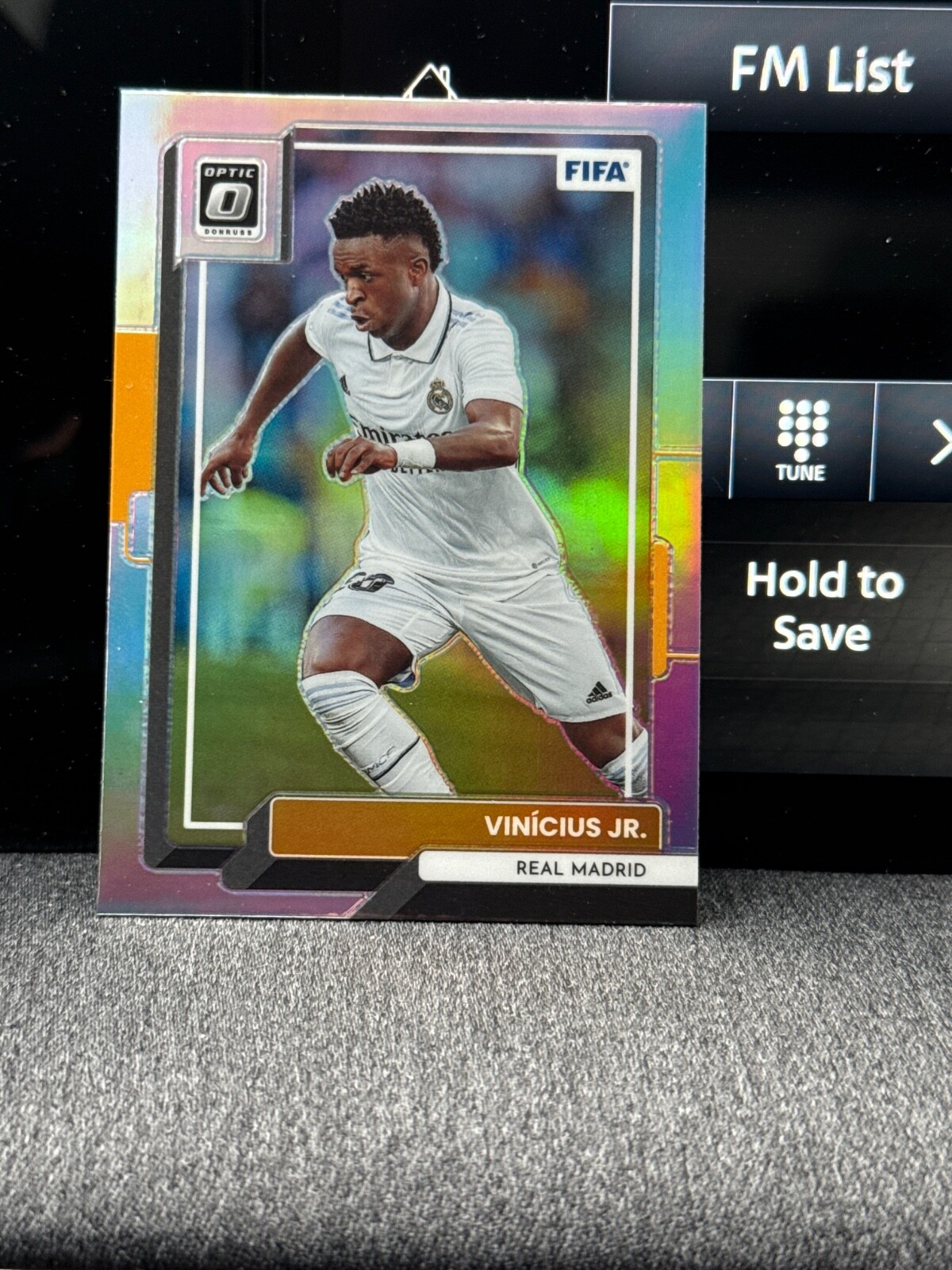 2022-23 Donruss  ⚽️ 🔥 💎 Vinicius Jr. Real Madrid Optic Silver Holo Prizm! #103