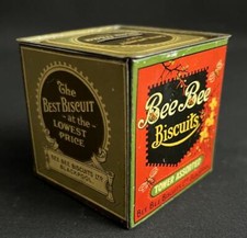 BEE BEE BISCUIT TIN BLACKPOOL TOWER ASSORTED MONEY BOX ADVERTISING DISPLAY TIN