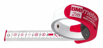 BMI Zollstock meter 2m x 16 Stopper und Gürtelclip - 429241021
