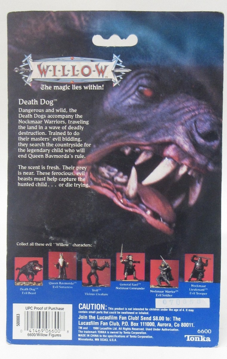 Tonka 1988 Willow Movie DEATH DOG figure MINT ON CARD | eBay Tonka 1988 Willow Movie DEATH DOG figure MINT ON CARD | eBay
