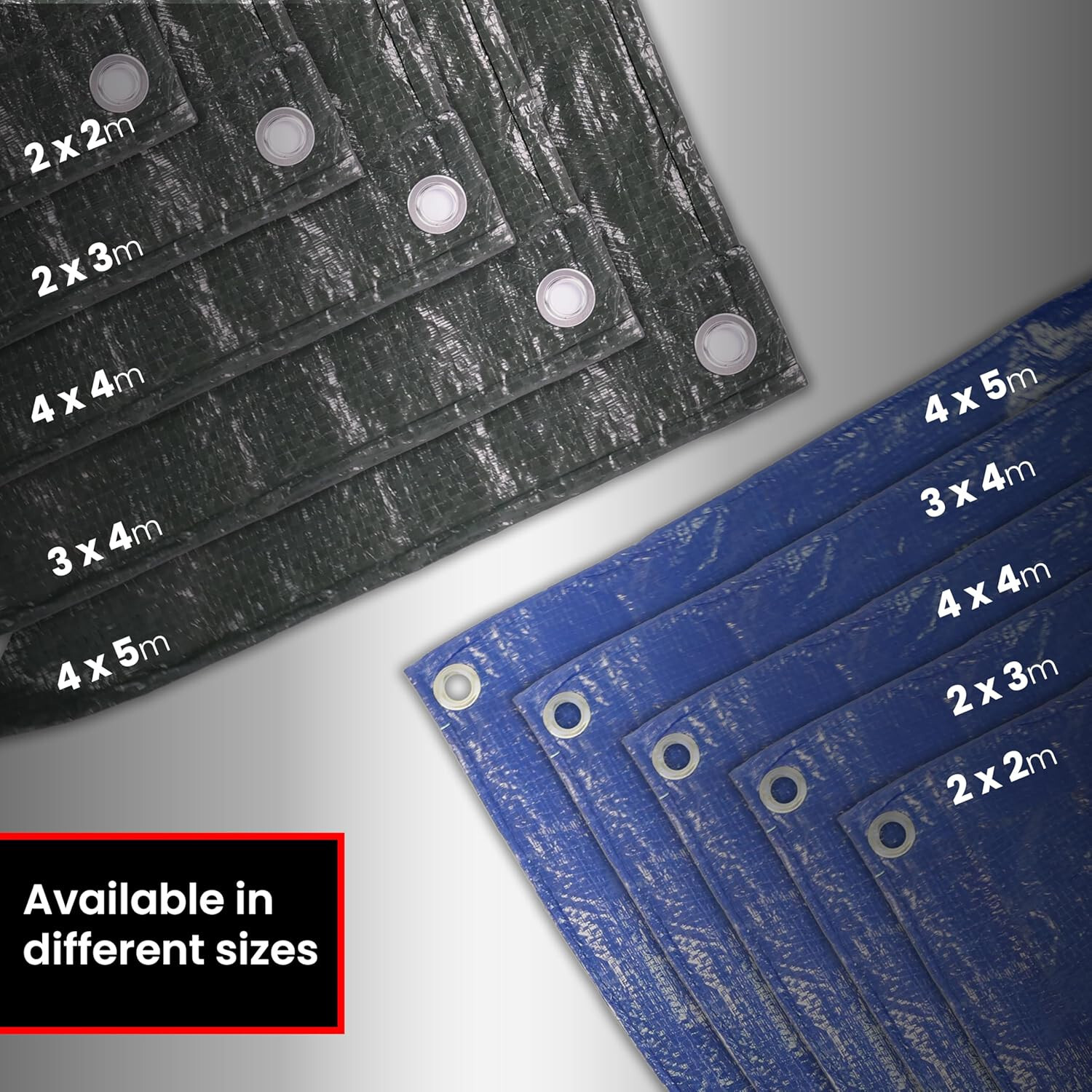 Lona Impermeable Resistente Multiusos Lona Cubierta de Sábana con Reforzado