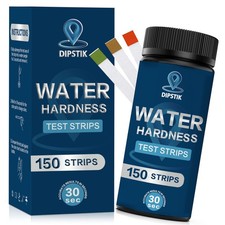 Water Hardness Test Kit-150 Strips Water Quality Testing for Drinking/Well Wa...