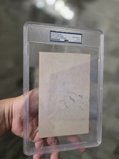 Judy Garland Autograph Signed Auto'd 4x6 Album Page The Wizard Of Oz PSA DNA