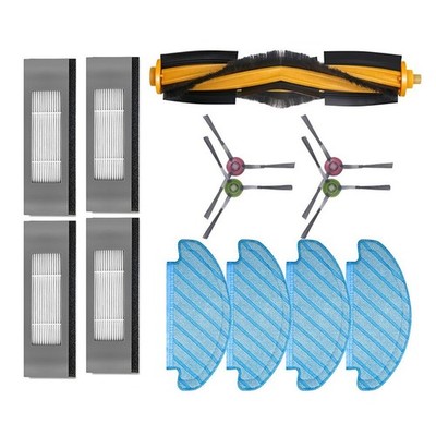 1Set Roller Brush Side Brushes For Ecovacs DEEBOT OZMO T9 T8 AIVI Max N8 Vacuum