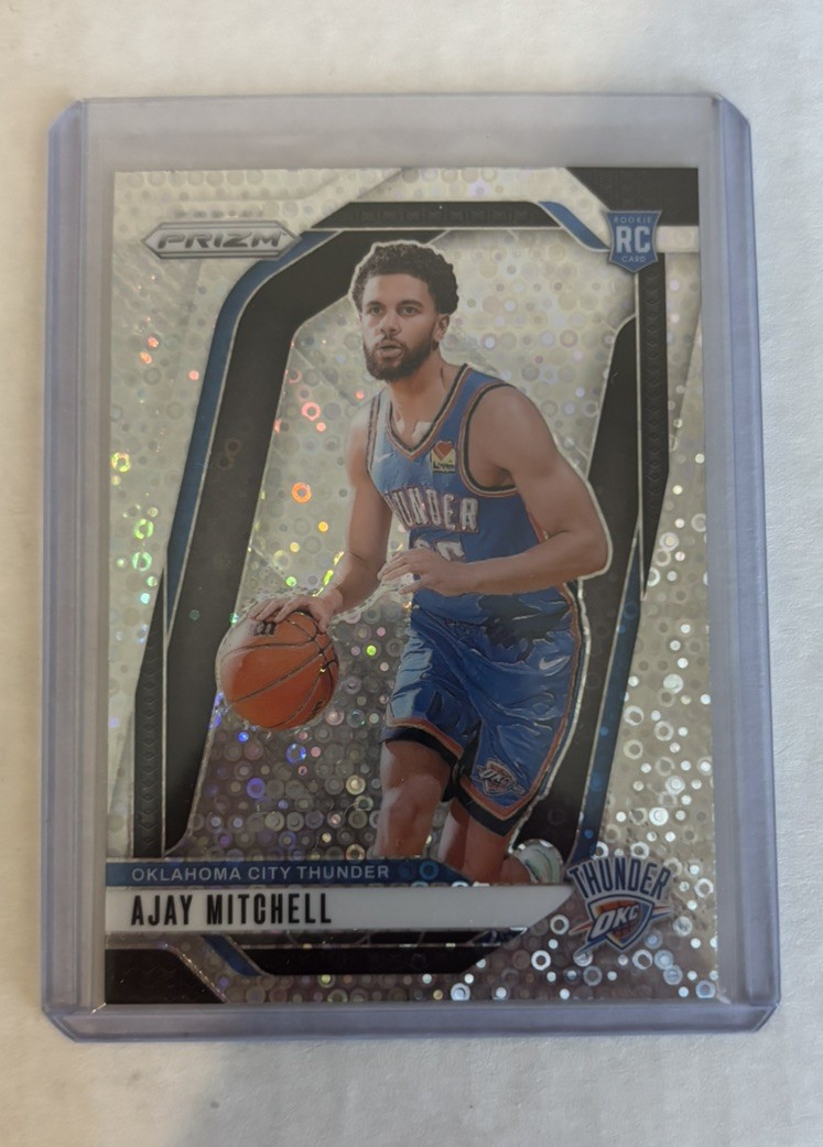 2024-25 Panini Prizm Fast Break Prizm Ajay Mitchell #226 Rookie RC