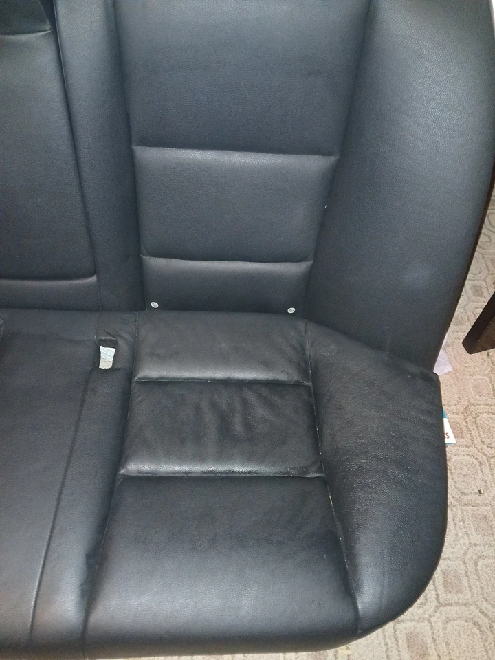 Banco traseiro superior e inferior BMW E60 535i 550i 528i 06-10 preto - Imagem 2 de 4