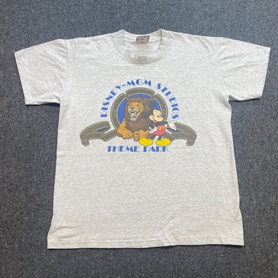 Disney Designs MGM Studios Theme Park Shirt Sz L Mens Vintage 90s Mickey Lion