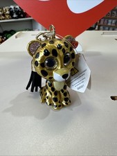 Ty Mini Boos STERLING the Leopard Collectible Clip Clasp Closure w/tassel  2"