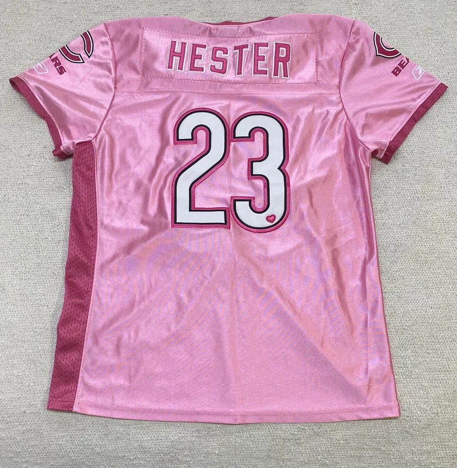 Camiseta de fútbol americano Devin Hester Chicago Bears NFL Reebok para mujer XL # 23 Foto 2 de 4