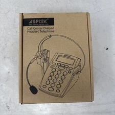 AGPtEK Corded Telephone with Headset & Dialpad for House Call Center  HA0071