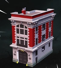 New York Style Fire Station O HO N Z Scale Kit 3 Story Building Unpainted White