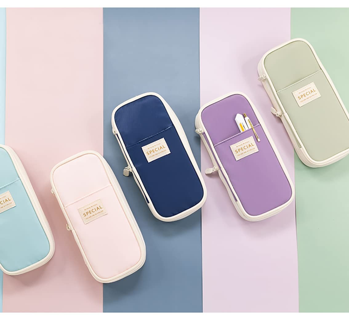 Big Capacity Pencil Pen Case Office Large Storage High Capacity Bag Pouch Hol...