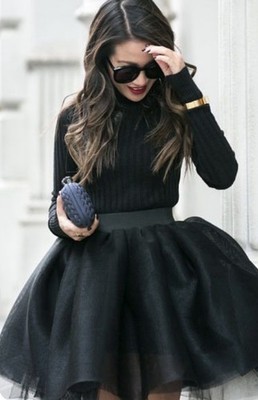 For H&M Rock Mesh/Tüll Blogger Trend Top 