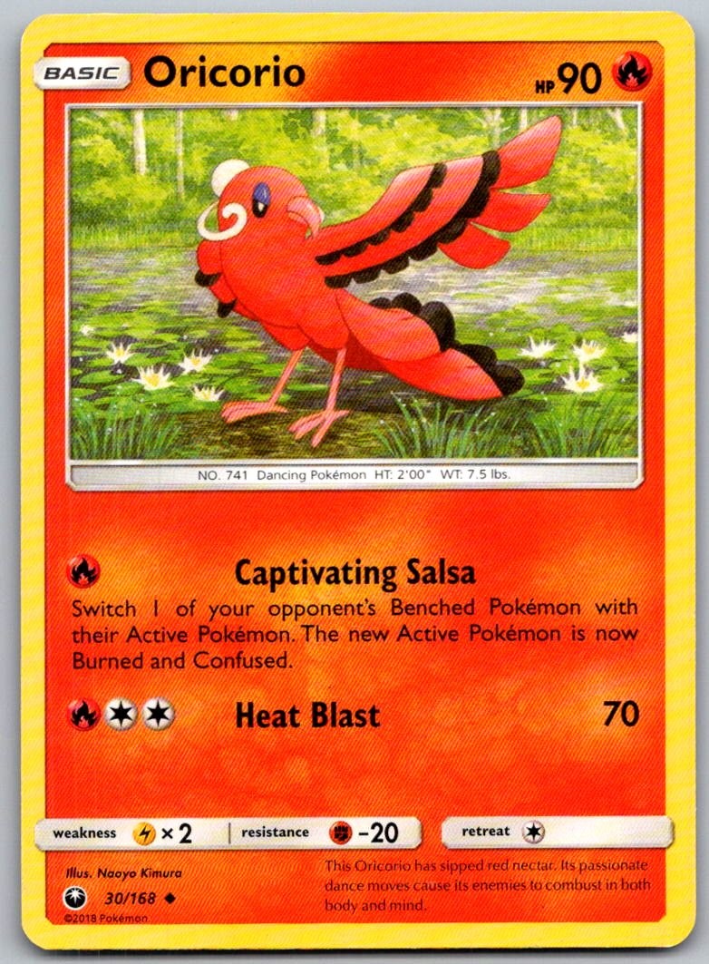 Oricorio 30/168 Uncommon Celestial Storm Pokemon Near Mint