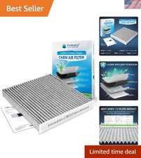 Certified MERV 13 Cabin Air Filter with Activated Carbon for Optimal Air Quality
