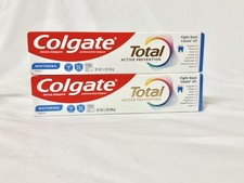 Bundle of 2 5.1 oz Colgate Total Active Prevention Toothpaste, Whitening Paste 1.18 per gallon