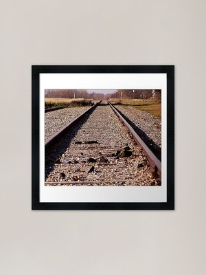 One Way Track Gerahmter Kunstdruck Gerahmtes Wandbild Poster Leinwanddruck Bild