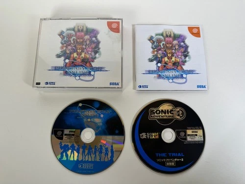 Phantasy Star Online w Sonic Adventure 2 Trial (Sega Dreamcast) JAPANESE VERSION