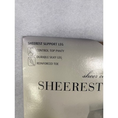 Sheer Caress Sheerest Support Control Top Pantyhose Women's