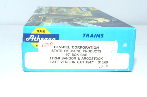 COCHE DE CAJA BANGOR AND AROOSTOOK 40' #2471------ESCALA HO "ATHEARN" | Zustand: Used