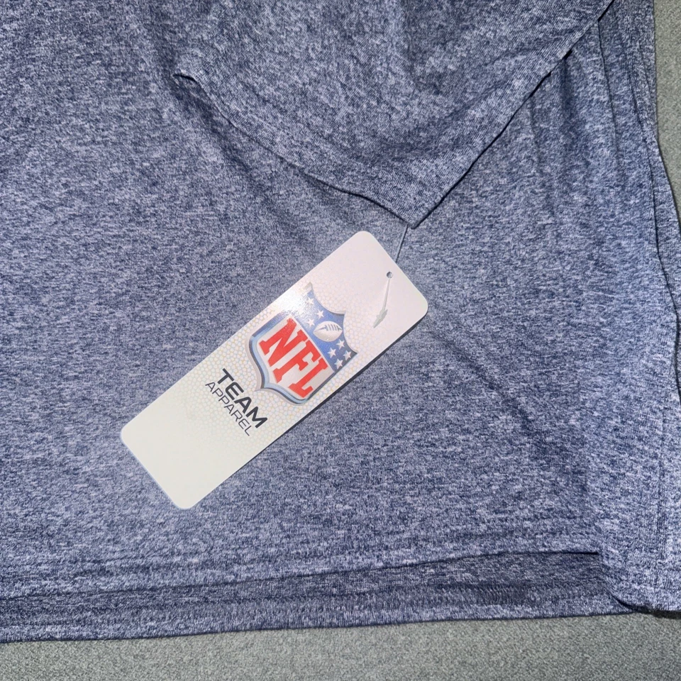 Camiseta masculina manga longa NFL Chicago Bears tamanho GG nova com etiquetas 100% leve - Imagem 3 de 4