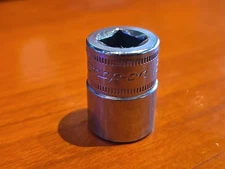 SNAP-ON 3/8" DRIVE 15MM FM15 12 Pt. METRIC SHALLOW SOCKET 1997