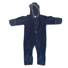 Columbia Infant Baby Size 12-18Mo Tiny Bear II Bunting Fleece One Piece Zip Suit