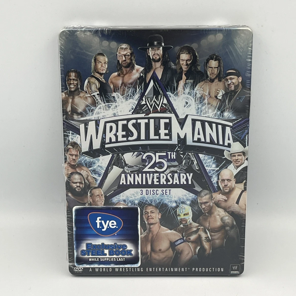 スポーツ・フィットネス WRESTLEMANIA 25TH ANNIVERSARY 3 DISC SET スポーツ・フィットネス WRESTLEMANIA 25TH ANNIVERSARY 3 DISC SET