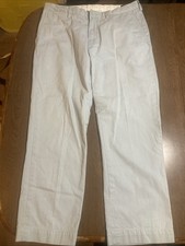 POLO RALPH LAUREN Men  s Light Blue Classic Fit Cotton Chino Pants 36x30