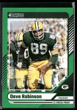 2024 Donruss #192 Dave Robinson Press Proof Green