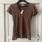 NWT JAMES PERSE James Perse Deep V-Neck Tee Size 0 MSRP: $90