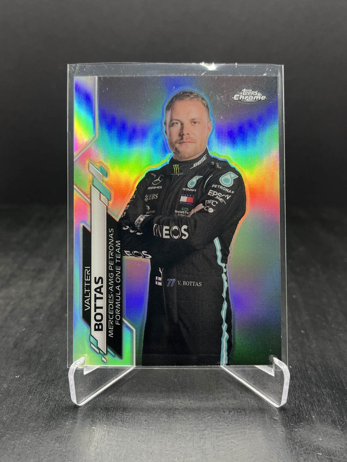 2020 Topps Chrome Formula 1 F1 Valtteri Bottas Portrait Refractor #2