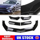 Front Bumper Lip Splitter Spoiler For Vauxhall For Corsa C E D VXR Glossy Black