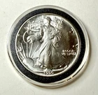 1990 American Silver Eagle Uncirculated 1oz .999 Fine Silver