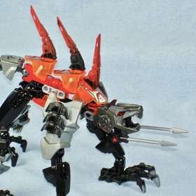 Lego Hero Factory 2233 FANGZ with Manual - Witch Doctors Fangs Villain Bionicle 