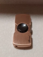 Mini Fidget Spinner Metal Windproof Lighter Grinding Wheel (Rose Gold)